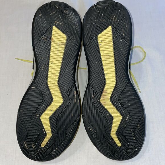 Puma Uproar Spectra Men’s Basketball Shoes Size 13 Yellow Leather Court Thunder - Picture 6 of 12